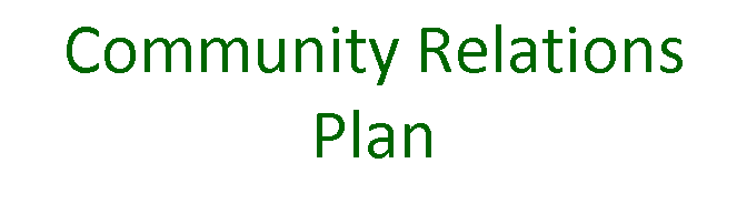 community relations plan